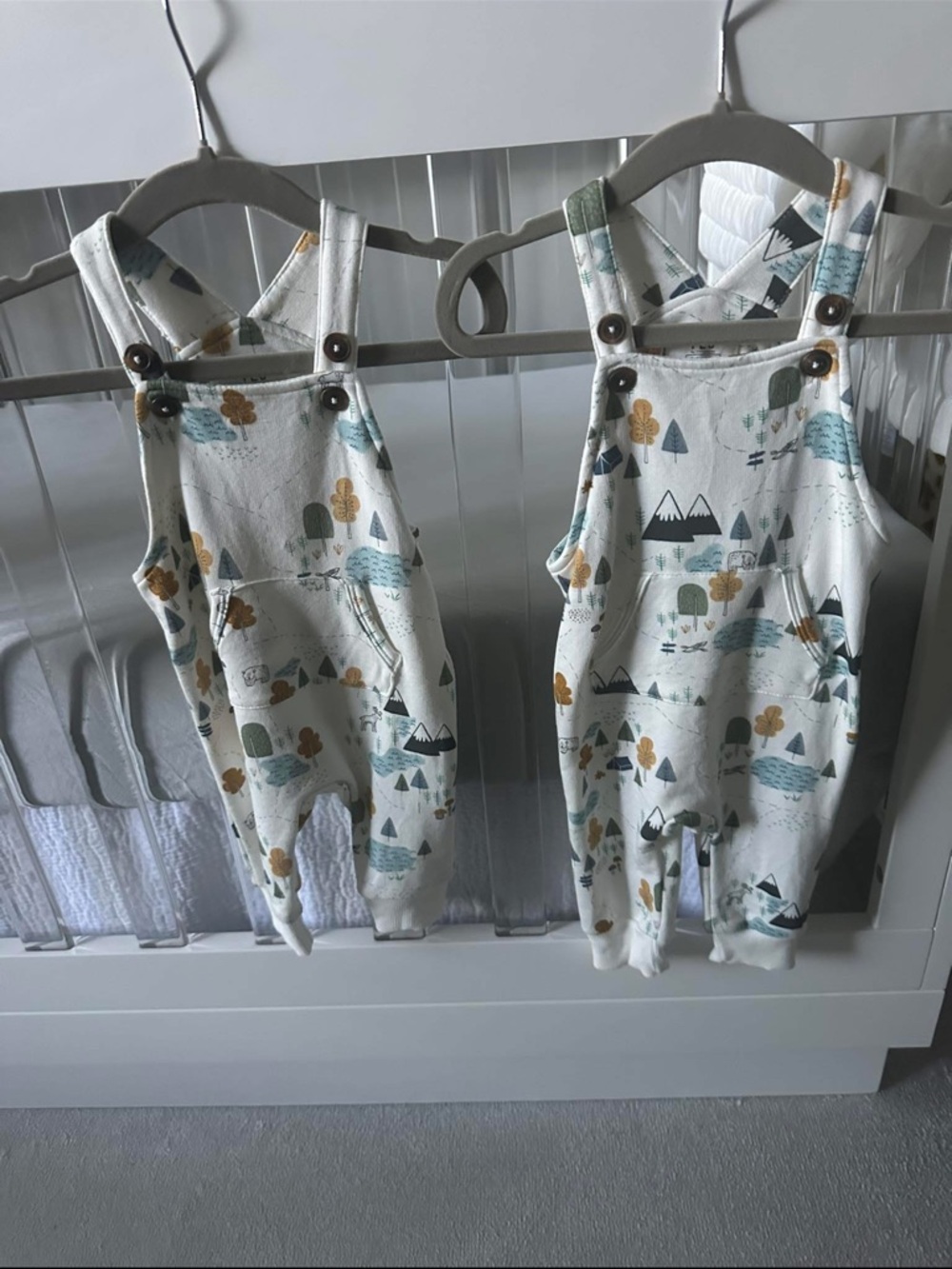 Little sleepies let’s explore overall romper either size 0-3 or 3-6